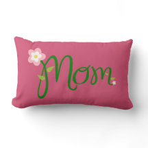Maman Coussin Lumbar rose foncé