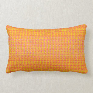 Rectangle Mandarine, orange, coussin lombaire d'impression