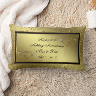 Rectangle Mariage classique Anniversaire Lumbar Coussin