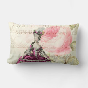 Rectangle Marie Antoinette Coussin de Lumbar à Accent França