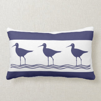 Rectangle marine BLUE SAND PIPER blanc COUSSIN côtier