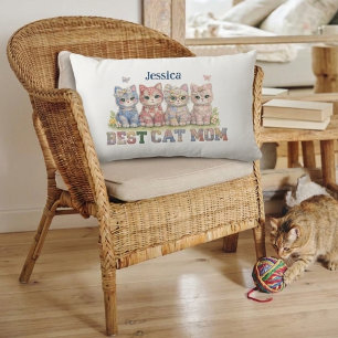 Rectangle Meilleur Coussin Personnalisé Drôle Patchwork Mama