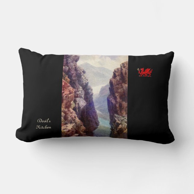 Rectangle Merveilles de coussin du Pays de Galles (Recto)