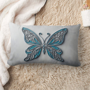 Rectangle Mon Coussin Lumbar papillon