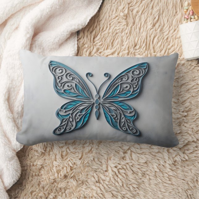 Rectangle Mon Coussin Lumbar papillon (Couverture)
