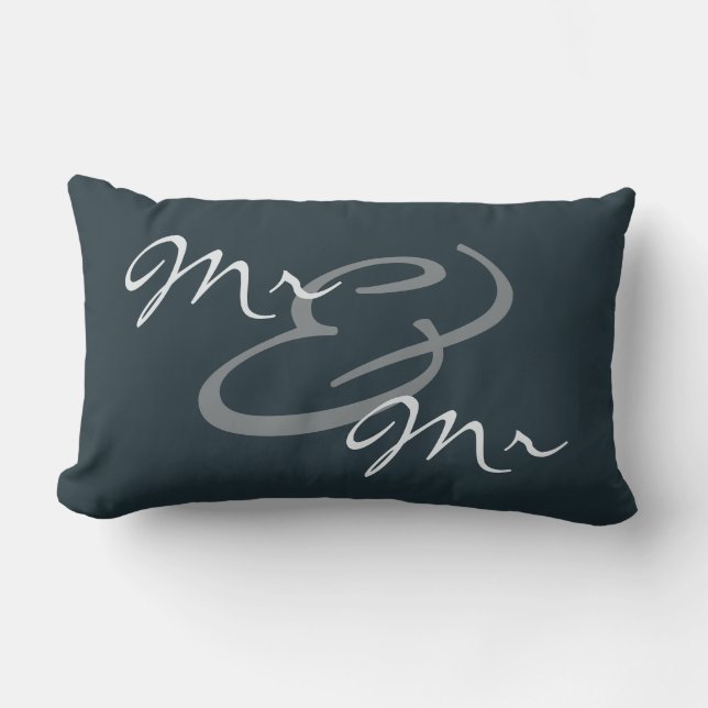 Rectangle Monsieur & Monsieur Coussin de Bois (Recto)