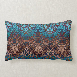 Rectangle Motif tribal ethnique de coussin