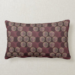Rectangle Ne pointille aucune COM - le merlot (21"" coussin
