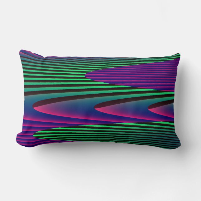 Rectangle Neon Seas Coussin (Recto)