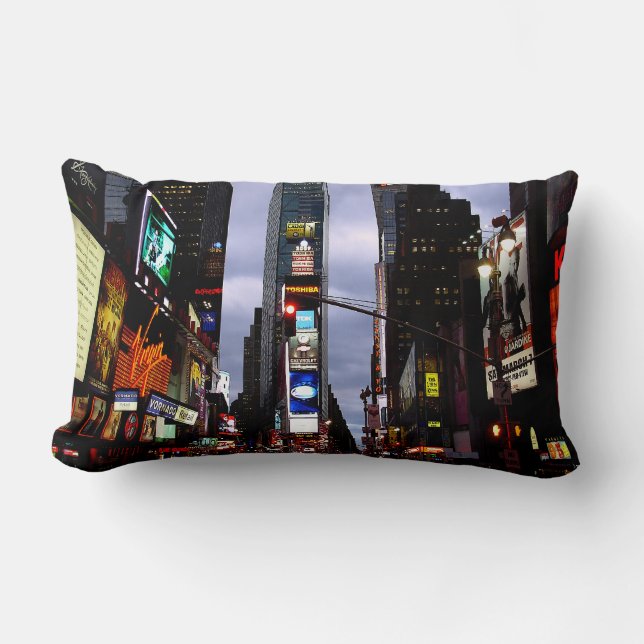 Rectangle New York Souvenir Coussin NY Times Carré Coussin (Recto)