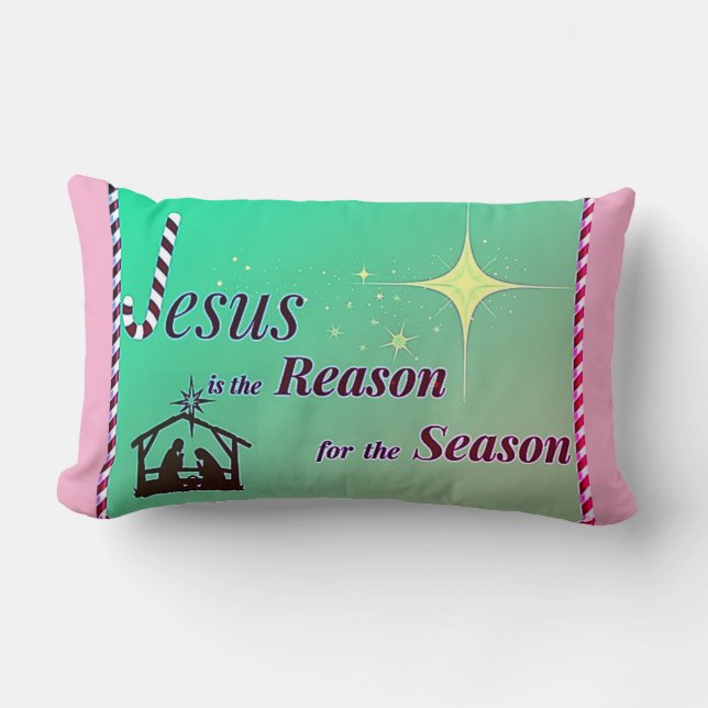 Rectangle Noël Jésus est le Coussin de la raison (Recto)