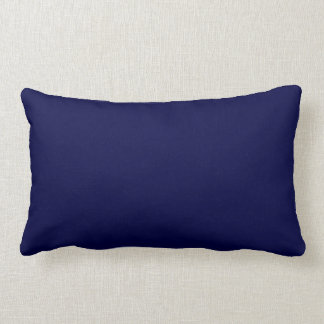 Rectangle Nouveau cadeau Coussin bleu marine Lumbar solide