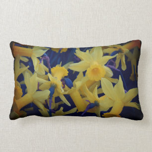 Rectangle Oh Tant de Daffodils Accent Lumbar Coussin