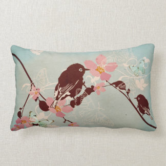 Rectangle Oiseau sur un coussin de MoJo d'Américain d'arbre