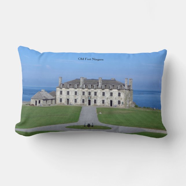 Rectangle Old Fort Niagara Barracks lumbar coussin (Recto)