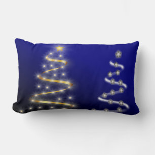Rectangle Or et argent - Coussin Lumbar