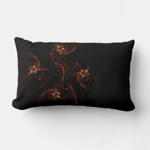 Rectangle Out of the Dark Abstrait Art Lumbar Coussin