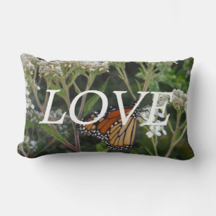 Rectangle OVE coussin d'inspiration papillon orange