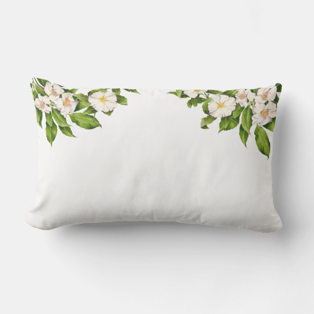 Rectangle 'Paix sur Terre' sur un Coussin Lumbar (Recto)