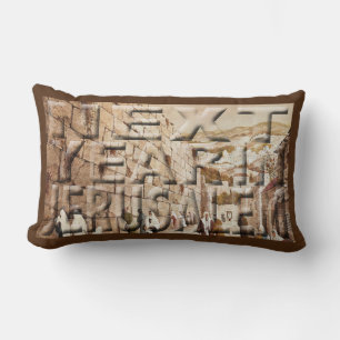 Rectangle Pâque coussin 13 x 21 Jérusalem