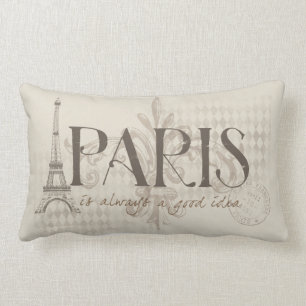 Rectangle Paris est toujours un bon coussin d'idée