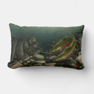 Rectangle Pêche Coussin Art Décor Cadeaux Art Décor Art