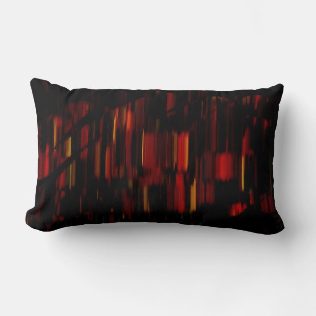 Rectangle Peinture colorée art #2 - Coussin (Recto)