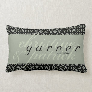 Rectangle Personnalisé épousant le coussin de coton