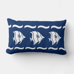 Rectangle poisson de la marine sur la côte COUSSIN blanche