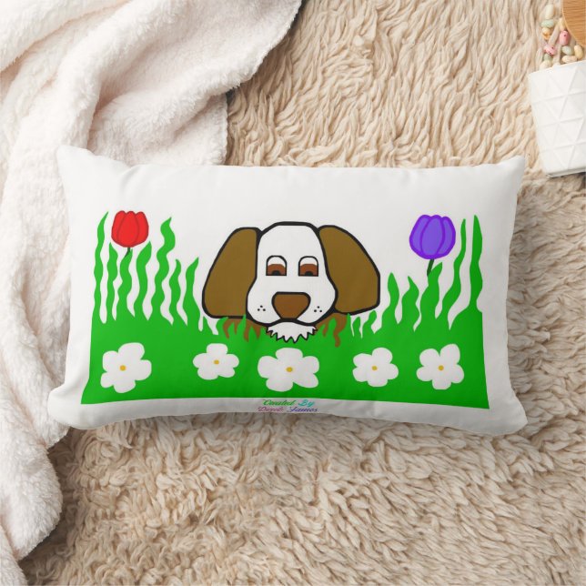 Rectangle Pup N Play Lumbar Coussin (Couverture)