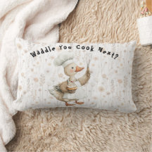 Que cuisineriez-vous ensuite ? Coussin de lancer d