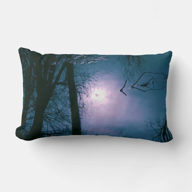 Rectangle Réfraction Coussin de lumière d'eau 33 cm x 53 cm (Recto)