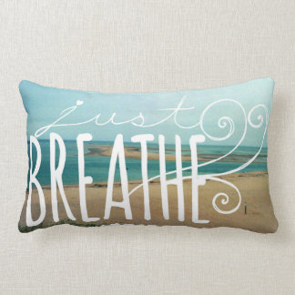 Rectangle Respirez juste, le coussin lombaire 13" de