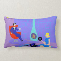 Rétro même à la maison le coussin lombaire
