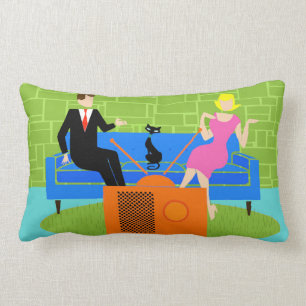 Rectangle Rétros ajouter au coussin lombaire de chat