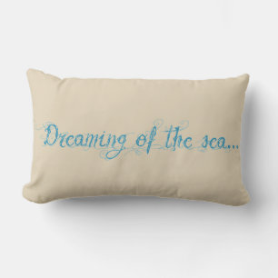 Rectangle Rêve du Coussin de mer. Aimer la plage