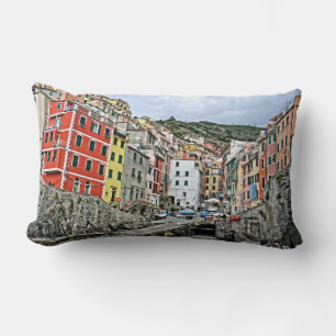 Rectangle Riomaggiore, Italie Coussin d'Accent