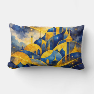 Rectangle Royal Coussin de Jet Abstrait Fantastique Château 