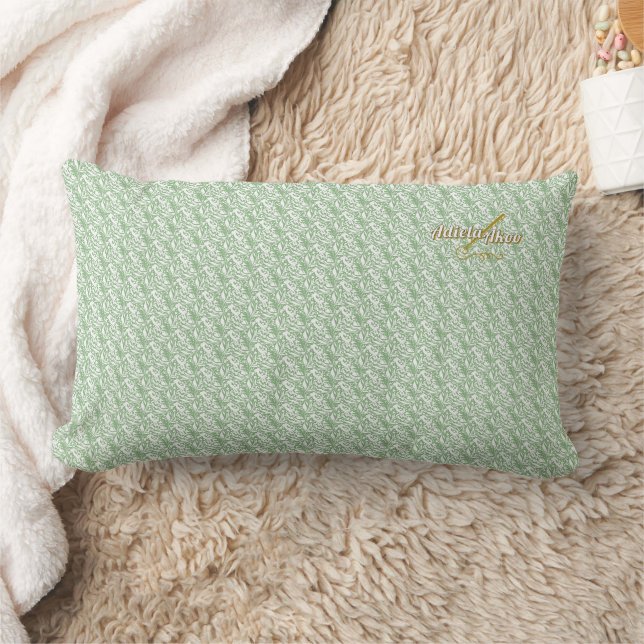 Rectangle Sage Life Lumbar Coussin par la poète Adiela Akoo (Couverture)