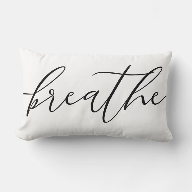 Rectangle Simple Breathe Lumbar Coussin (Recto)