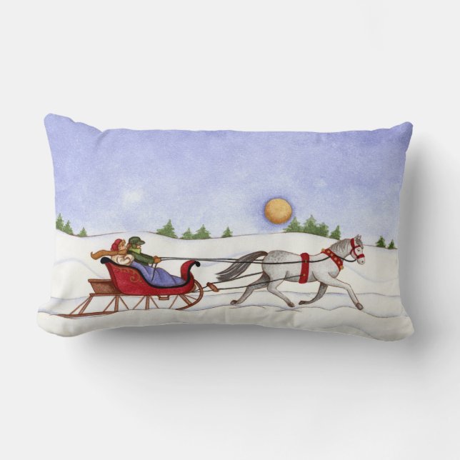 Rectangle Sleigh Ride - Coussin (Recto)