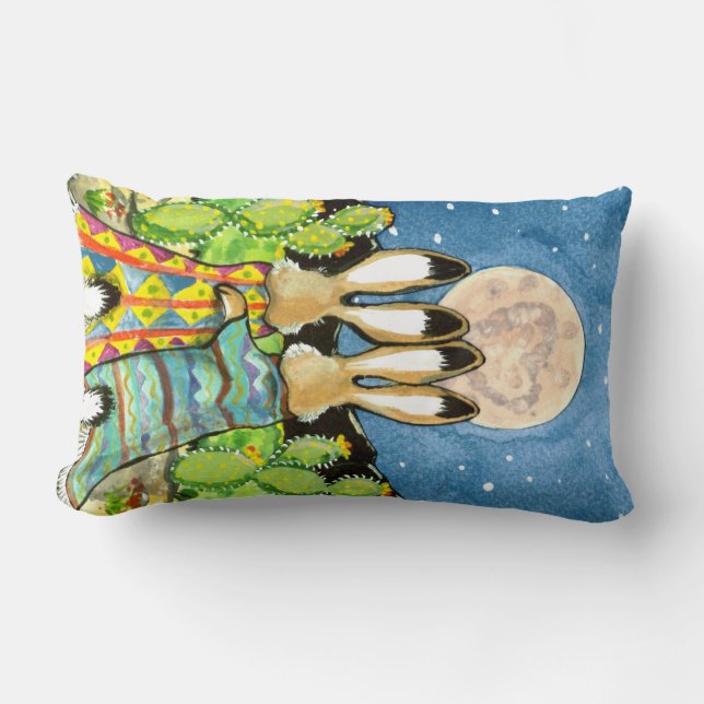 Rectangle Snuggle Bunnies Sud-Ouest Romantique Coussin (Recto)