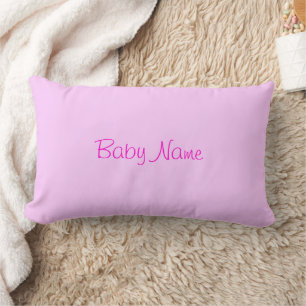 Rectangle Sweet Baby Girl Reversible Coussin - PERSONNALISER