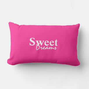 Rectangle Sweets Dreams Coussin rouge et blanc