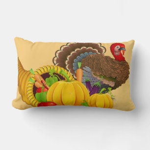 Rectangle Thanksgiving Turquie Coussin