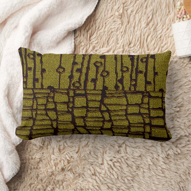 Rectangle Toile culturelle • Coussin lombaire afrocentrique (Couverture)