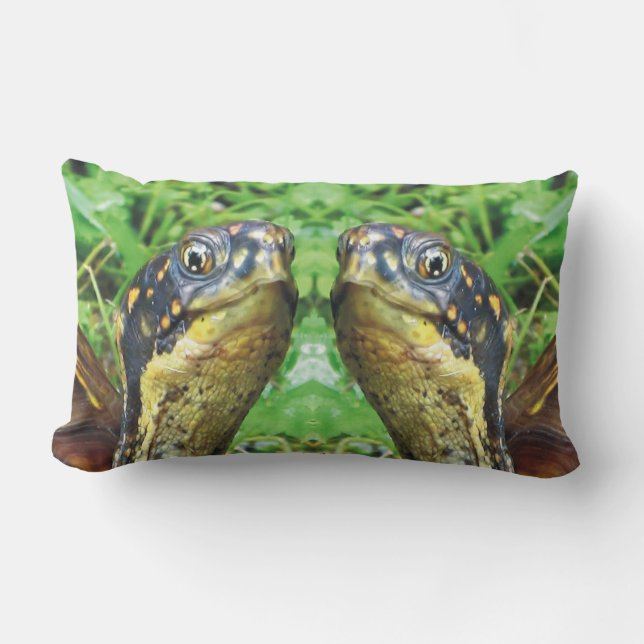 Rectangle Totalement coussin de tortues (Recto)