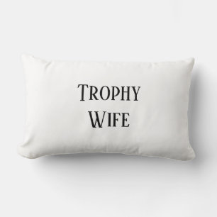 Rectangle Trophée Femme Noël Cadeau de vacances Coussin cade