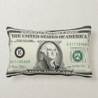 Rectangle Un coussin de MoJo d'Américain du dollar