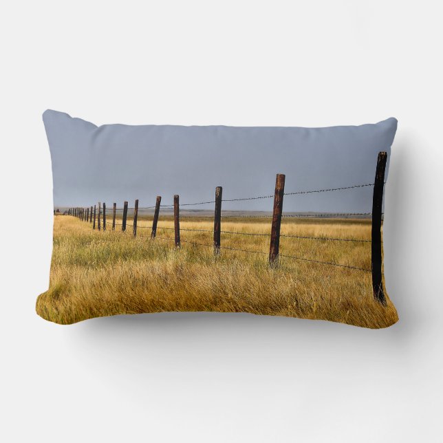 Rectangle Un Coussin Lumbar de Prairie Mile (Recto)